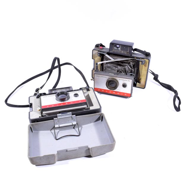 Pair of Vintage Polaroid Land Cameras