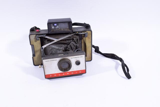 Pair of Vintage Polaroid Land Cameras