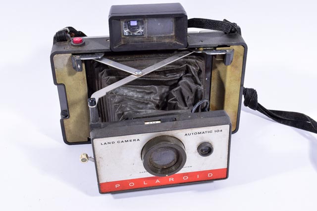 Pair of Vintage Polaroid Land Cameras