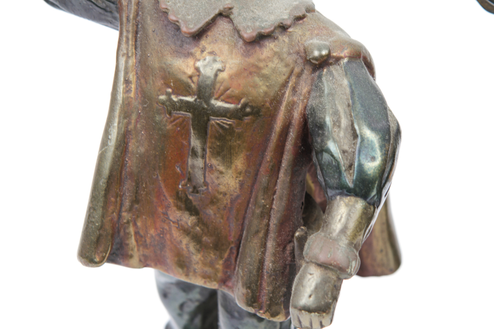 Vintage Paul Herzel Pot Metal Bookends