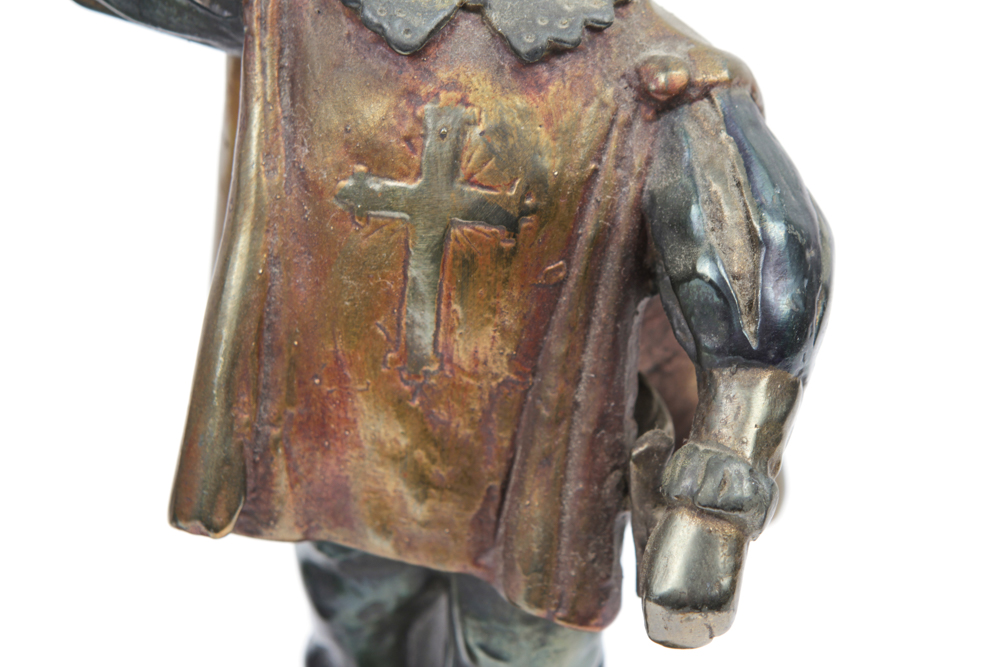 Vintage Paul Herzel Pot Metal Bookends