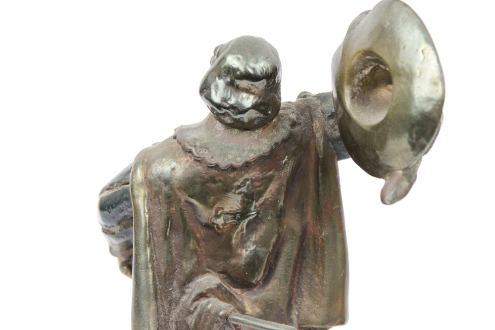 Vintage Paul Herzel Pot Metal Bookends