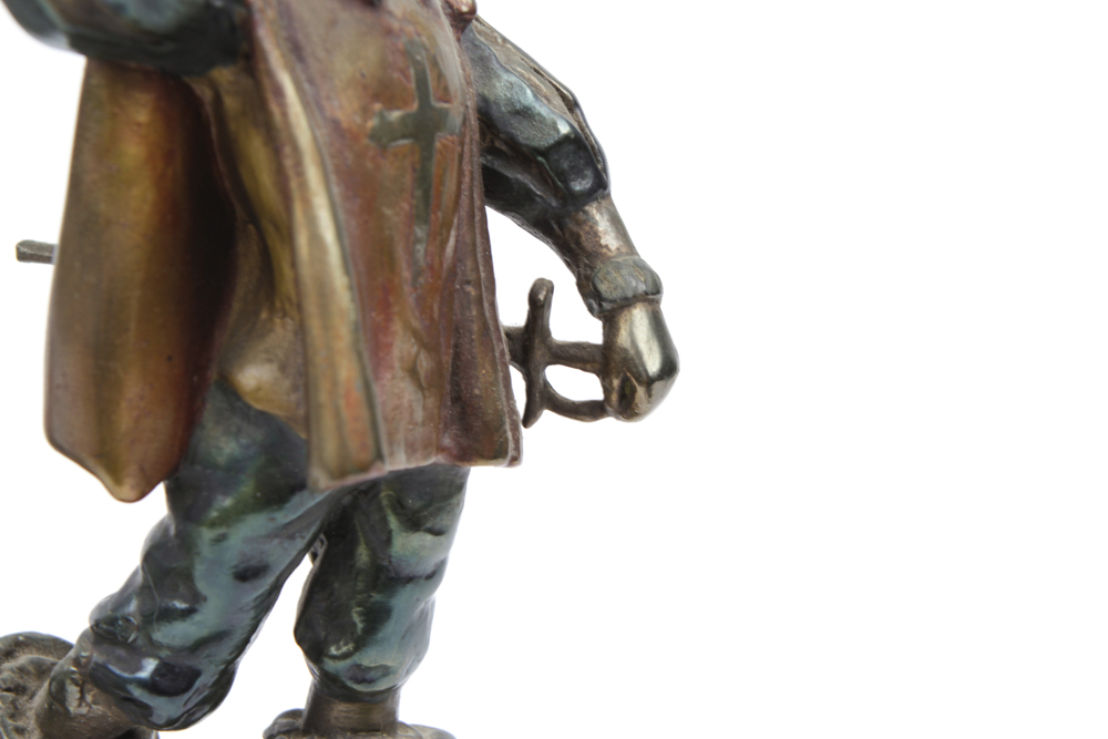 Vintage Paul Herzel Pot Metal Bookends