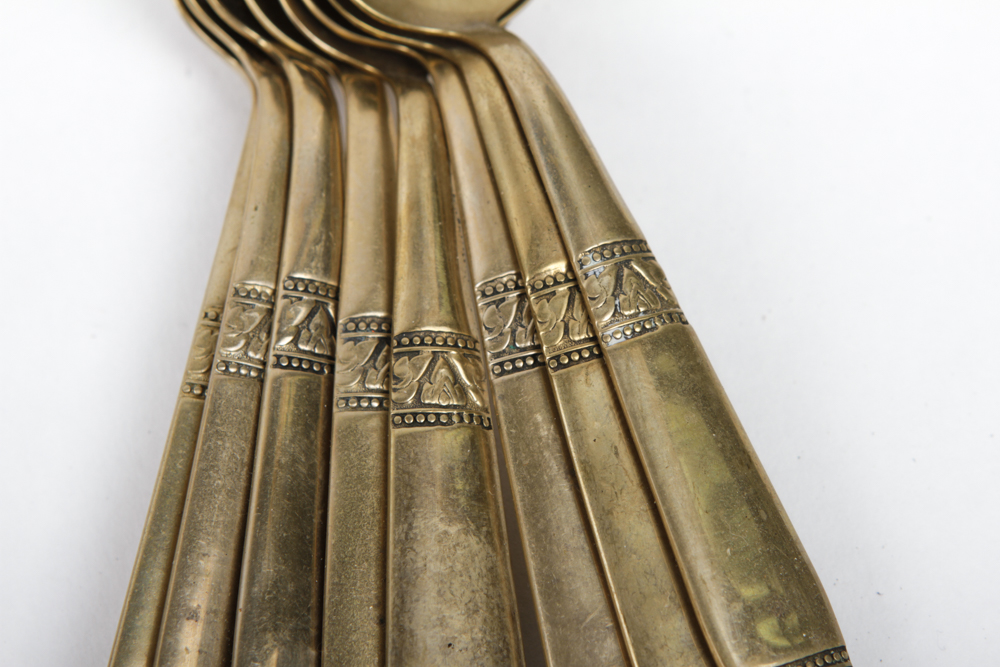S. Samran Thailand Co., Ltd. Brass Flatware Set