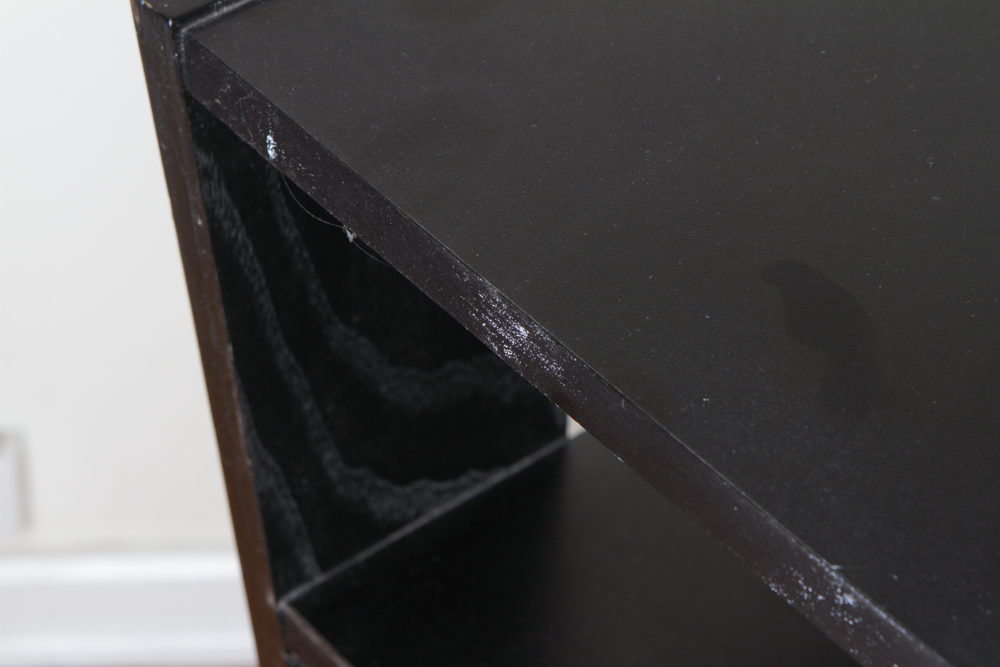 Black Wooden TV Stand