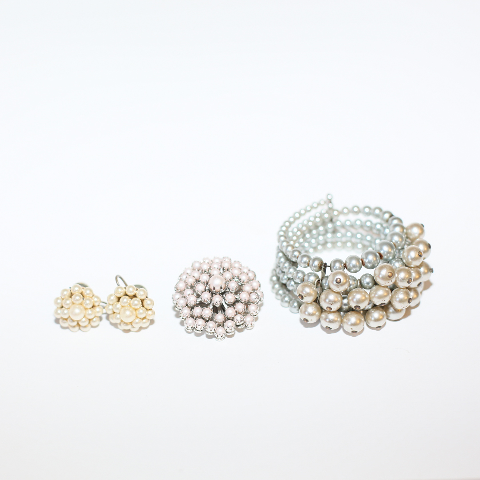 Collection of Faux Pearl Jewelry Pieces