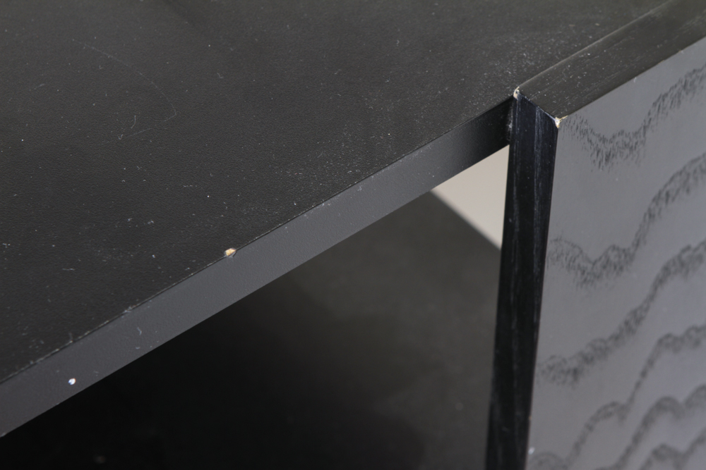 Black Wooden TV Stand