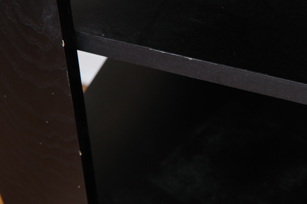 Black Wooden TV Stand