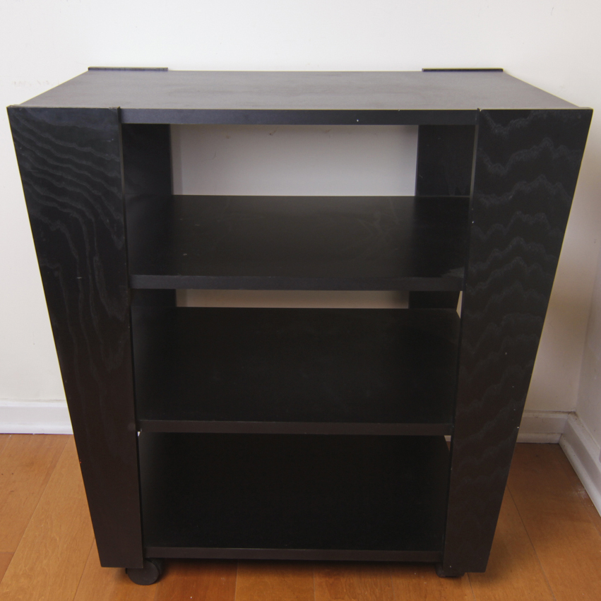 Black Wooden TV Stand