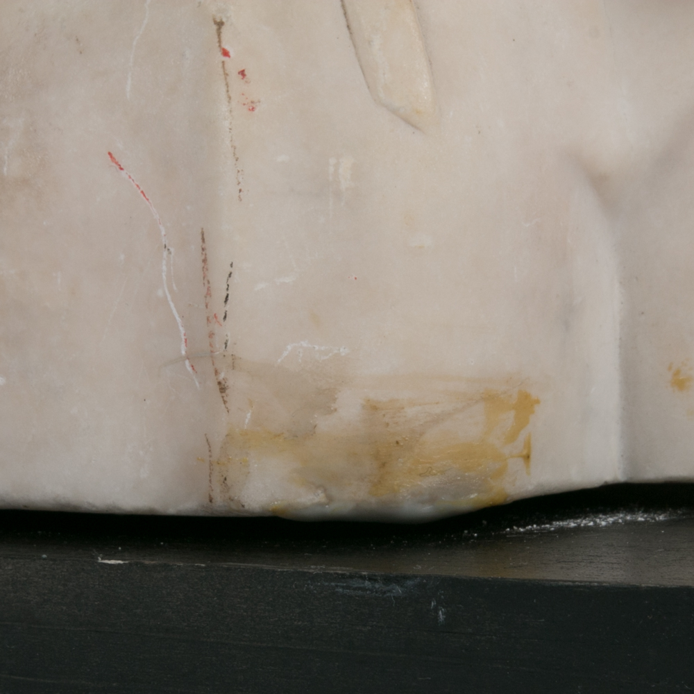 Alabaster Bust of Dutch Woman