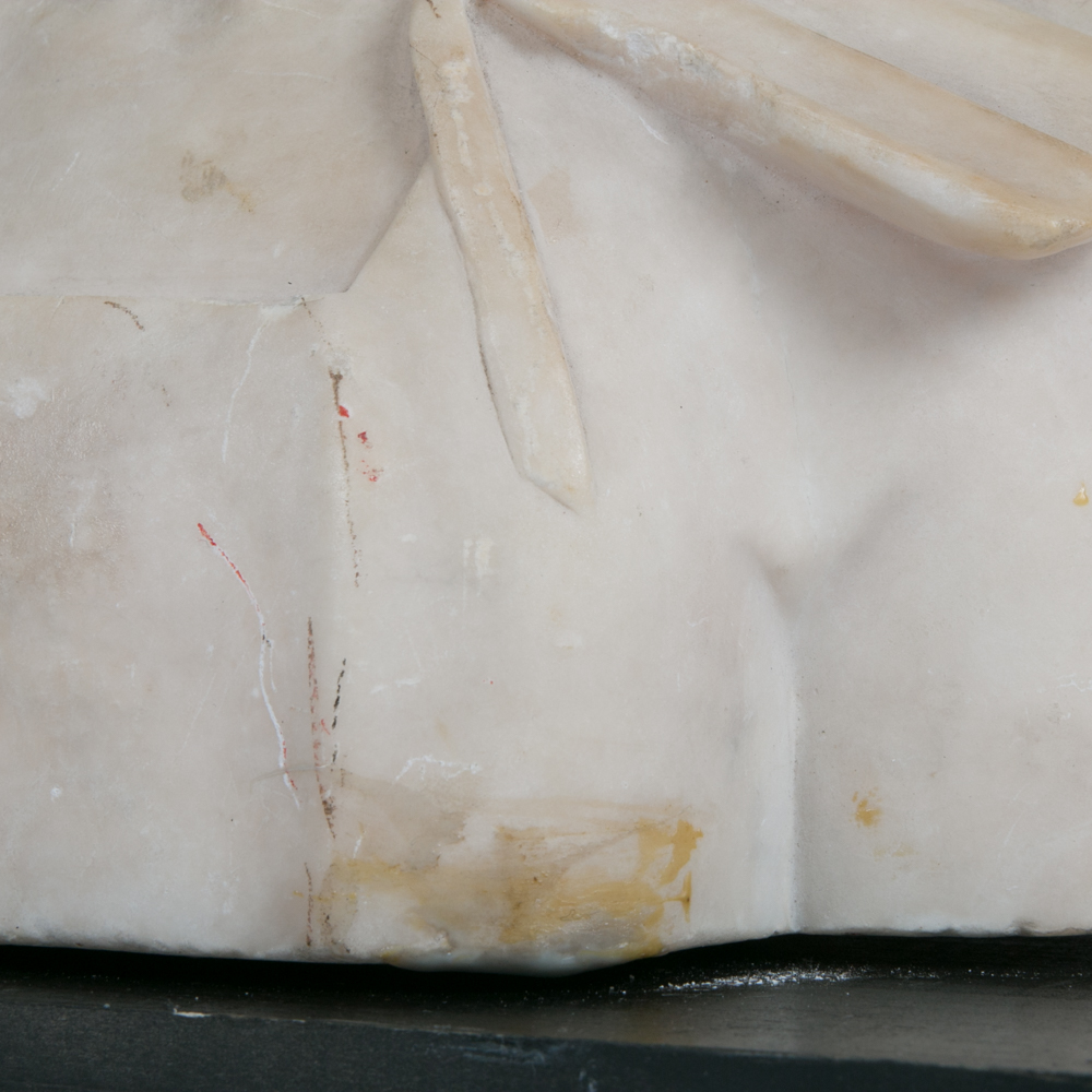 Alabaster Bust of Dutch Woman