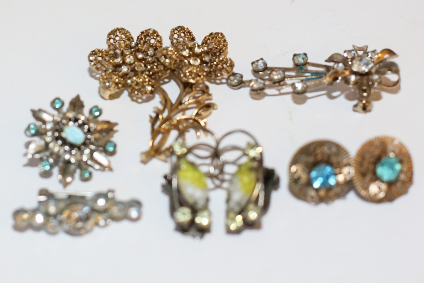 Vintage Rhinestone Costume Jewelry