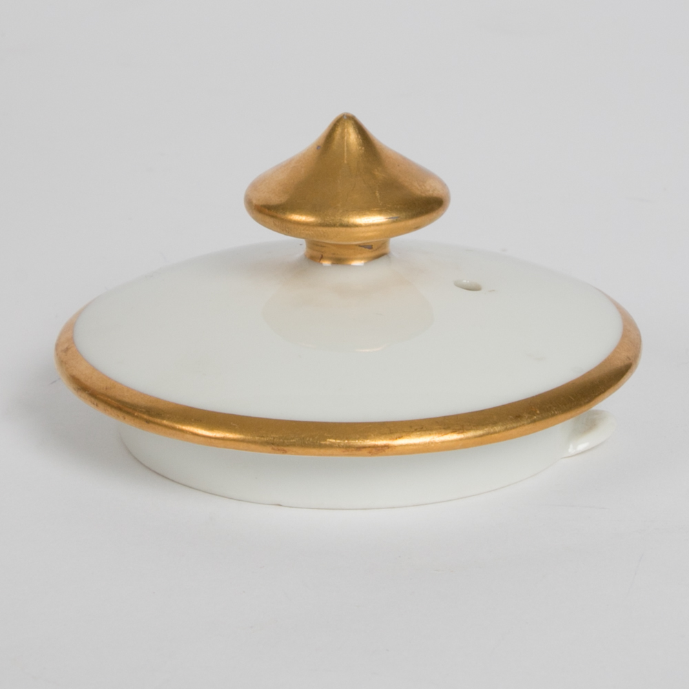 Collection of Gold Toned Trim Plates and Servers