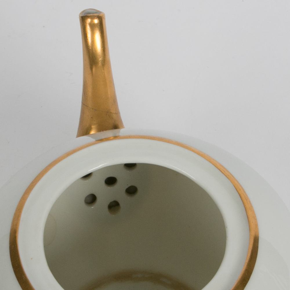 Collection of Gold Toned Trim Plates and Servers