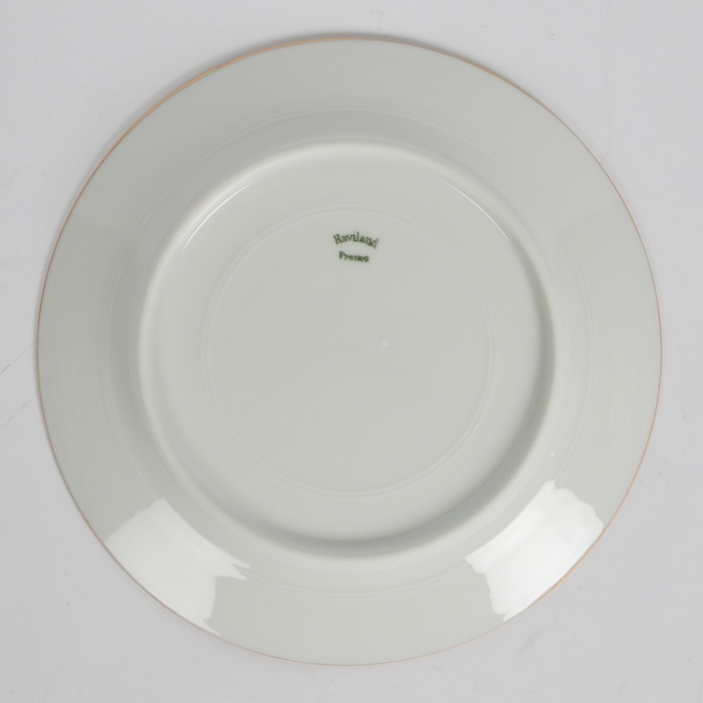 Collection of Gold Toned Trim Plates and Servers