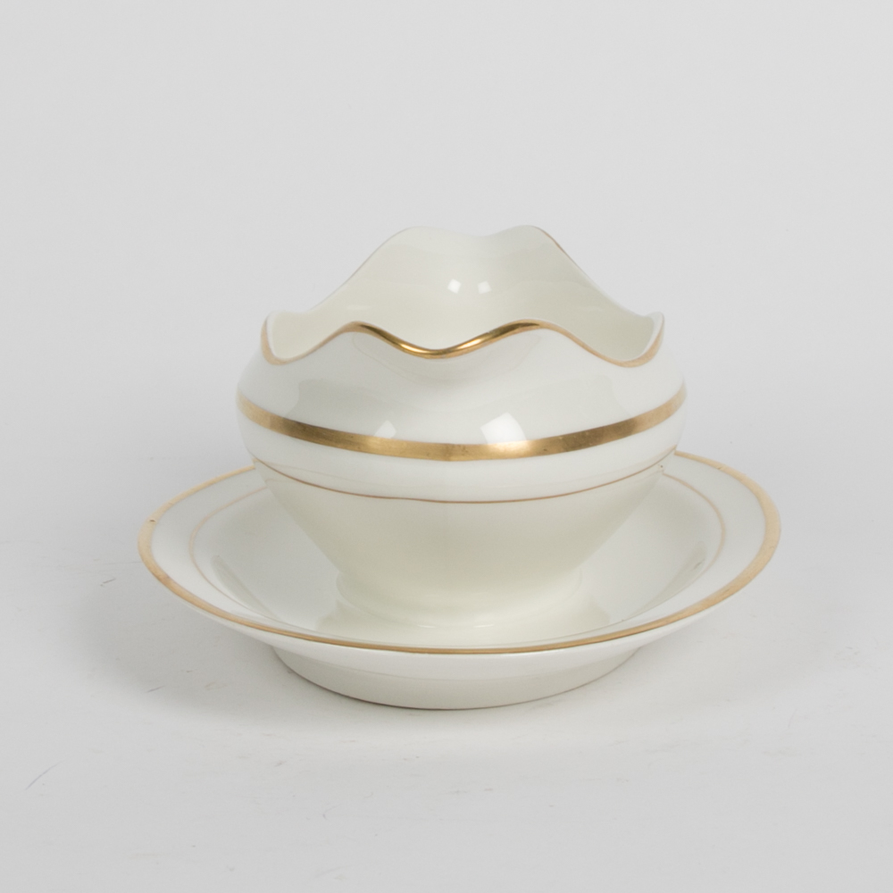 Collection of Gold Toned Trim Plates and Servers