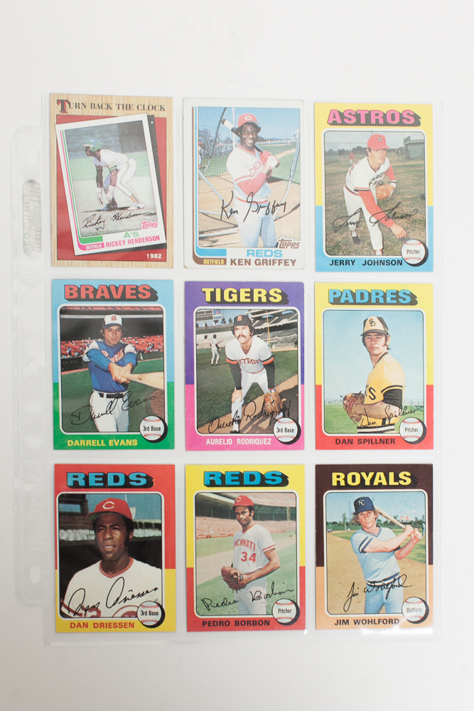 Collection of Twenty-Seven Vintage Baseball Cards