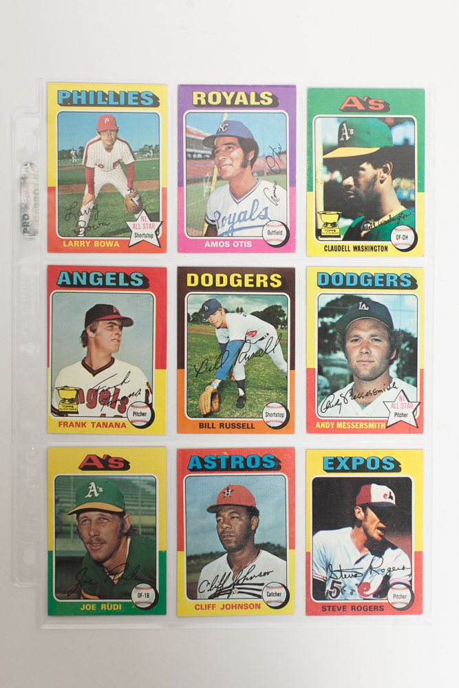 Collection of Twenty-Seven Vintage Baseball Cards