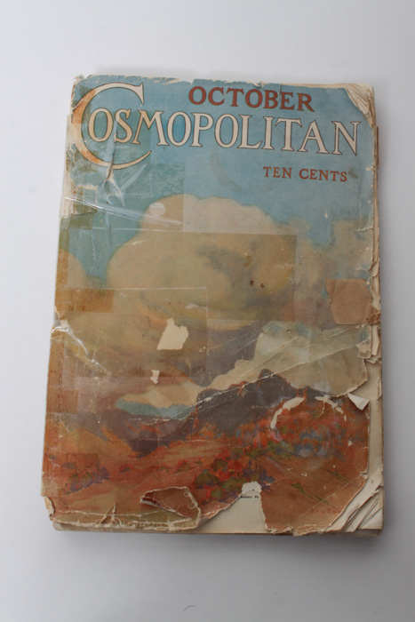 Bound "Demorest" Magazine Annual and Antique "Cosmopolitan" Magazine