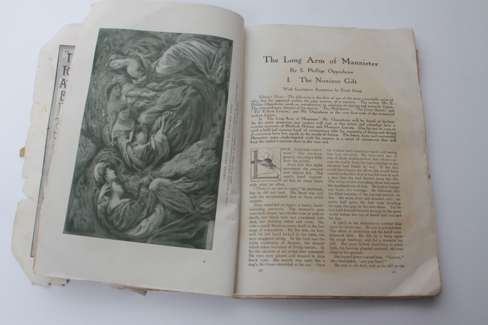 Bound "Demorest" Magazine Annual and Antique "Cosmopolitan" Magazine