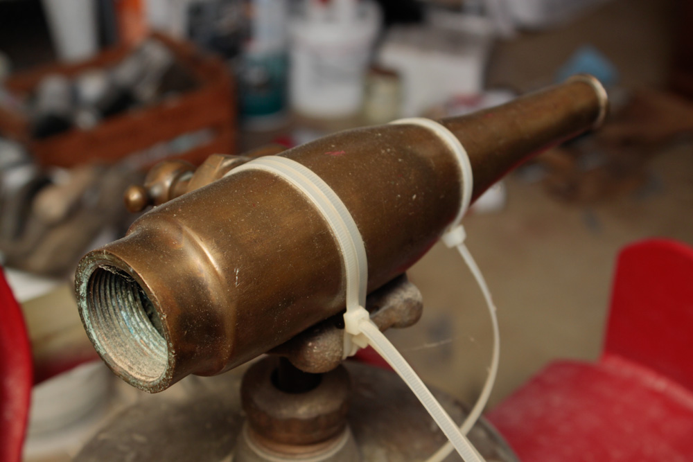 Vintage Foam Fyr-Fyter Fire Extinguisher on Wheels