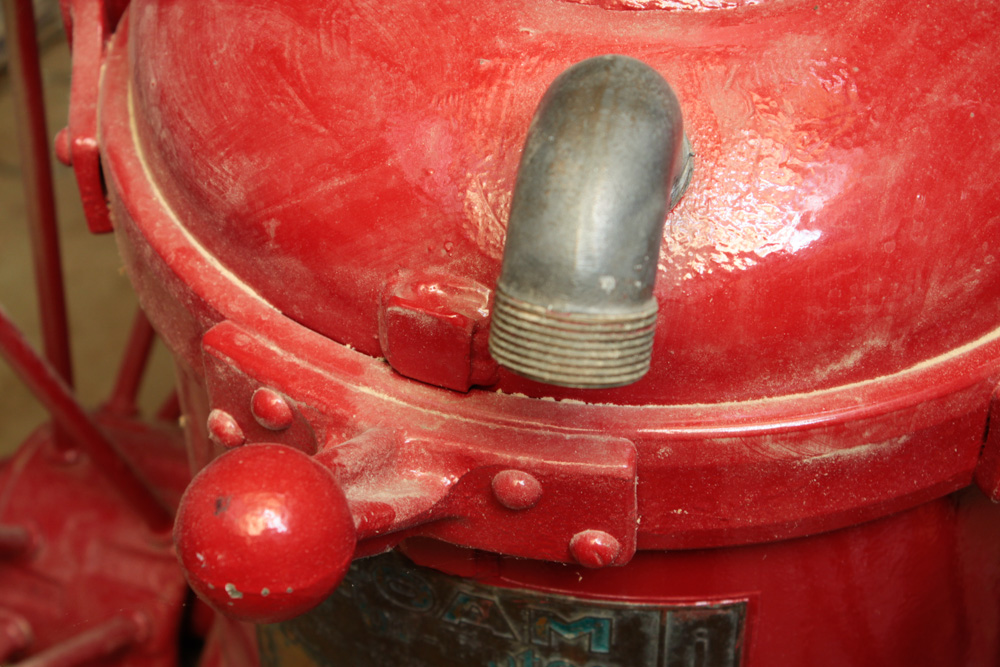 Vintage Foam Fyr-Fyter Fire Extinguisher on Wheels