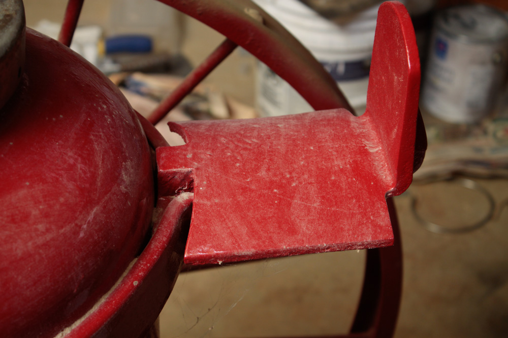 Vintage Foam Fyr-Fyter Fire Extinguisher on Wheels