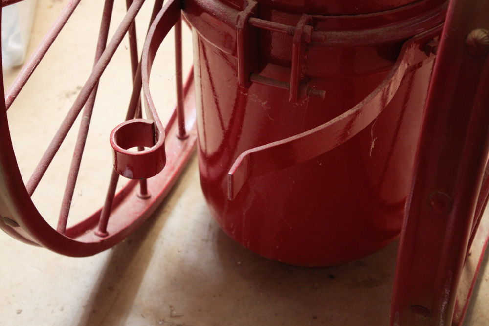 Vintage Foam Fyr-Fyter Fire Extinguisher on Wheels