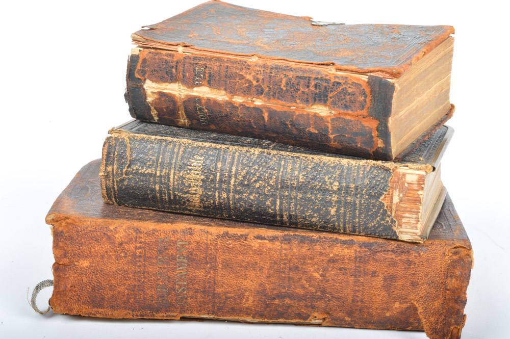 Collection of Antique Bibles