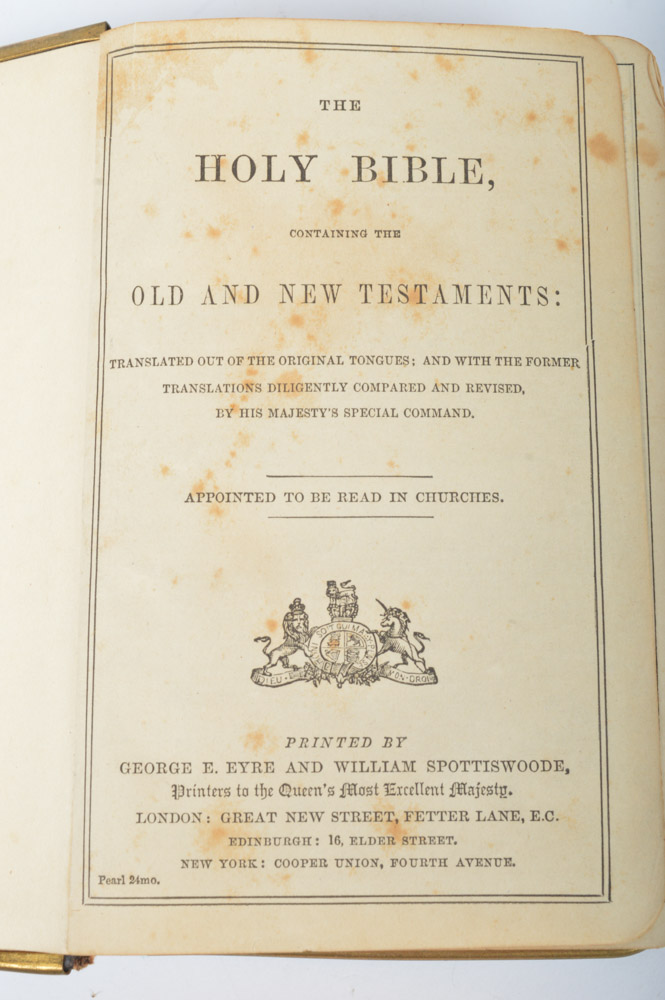 Collection of Antique Bibles
