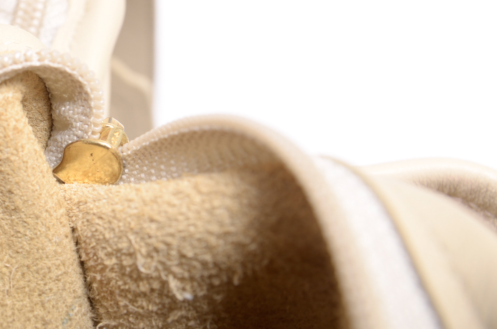 Cream Leather Coach Bag