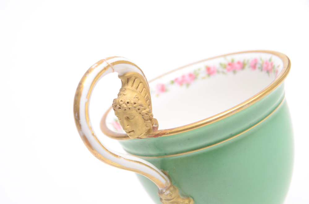 Antique Porcelain Cup and Lefton Cup