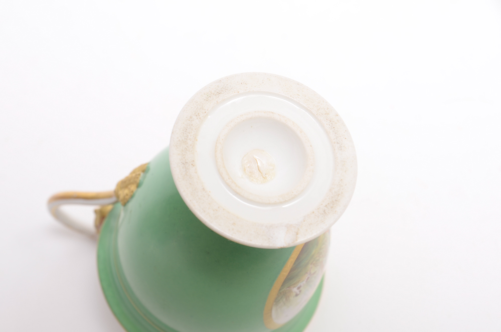 Antique Porcelain Cup and Lefton Cup