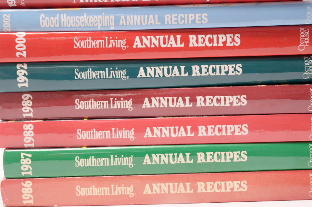 Assortment of Vintage Cookbooks