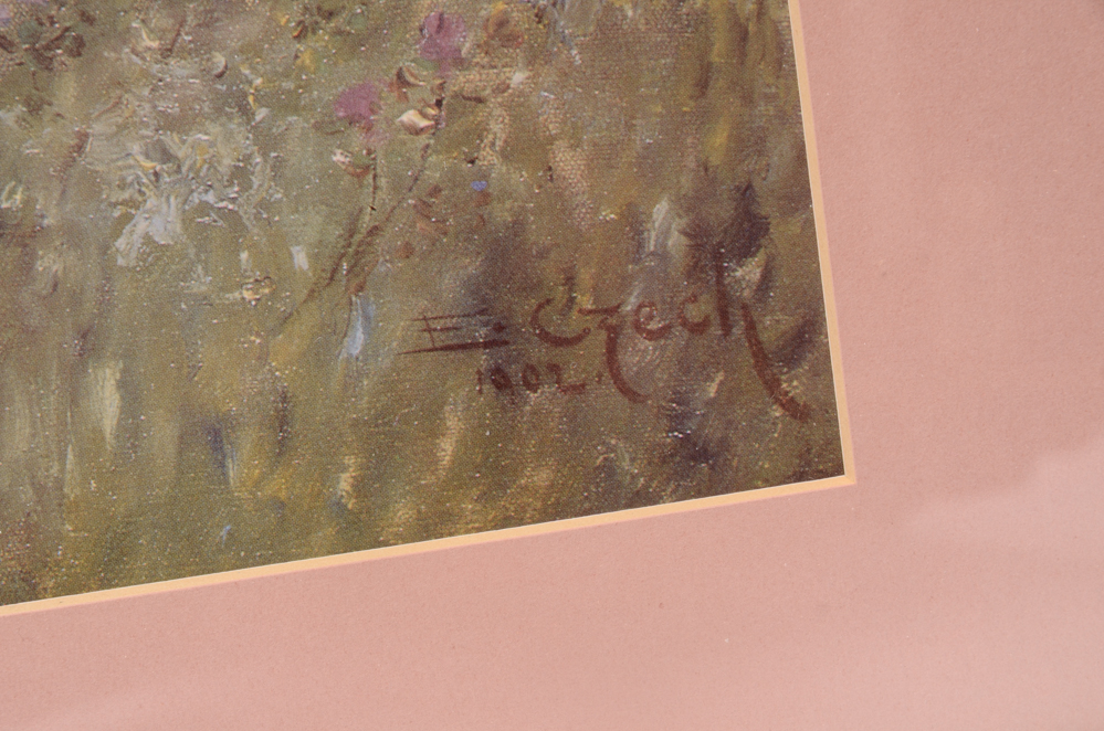 Emil Czech Lithograph "Summers Day"