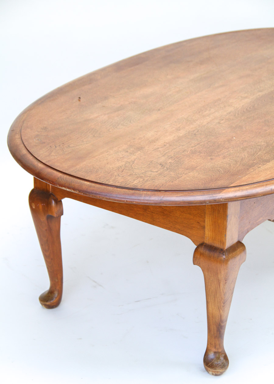 Vintage Ethan Allen Wood Coffee Table