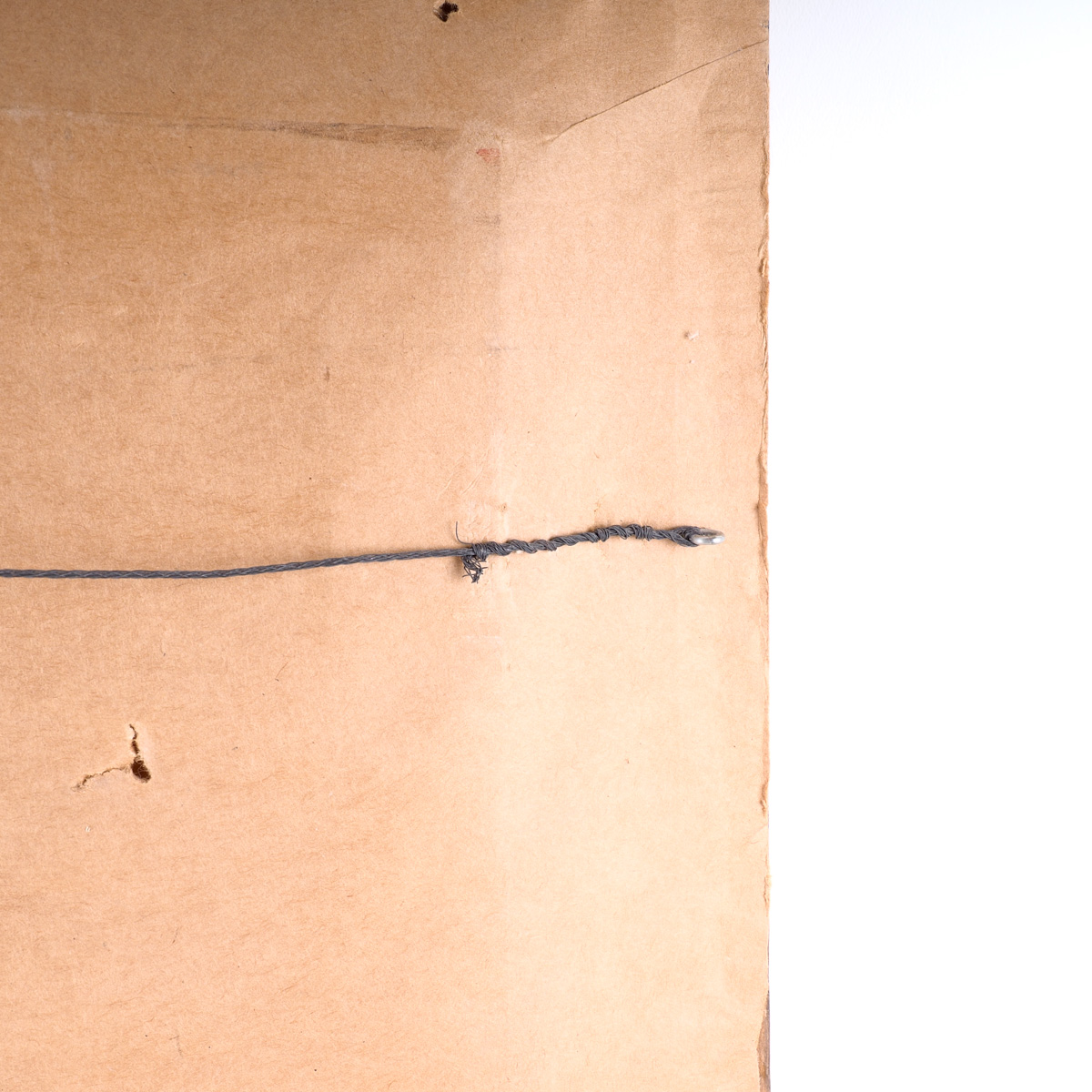 Framed Clown  Oil Portrait on The Wall Street Journal  by John Bernard Alwes