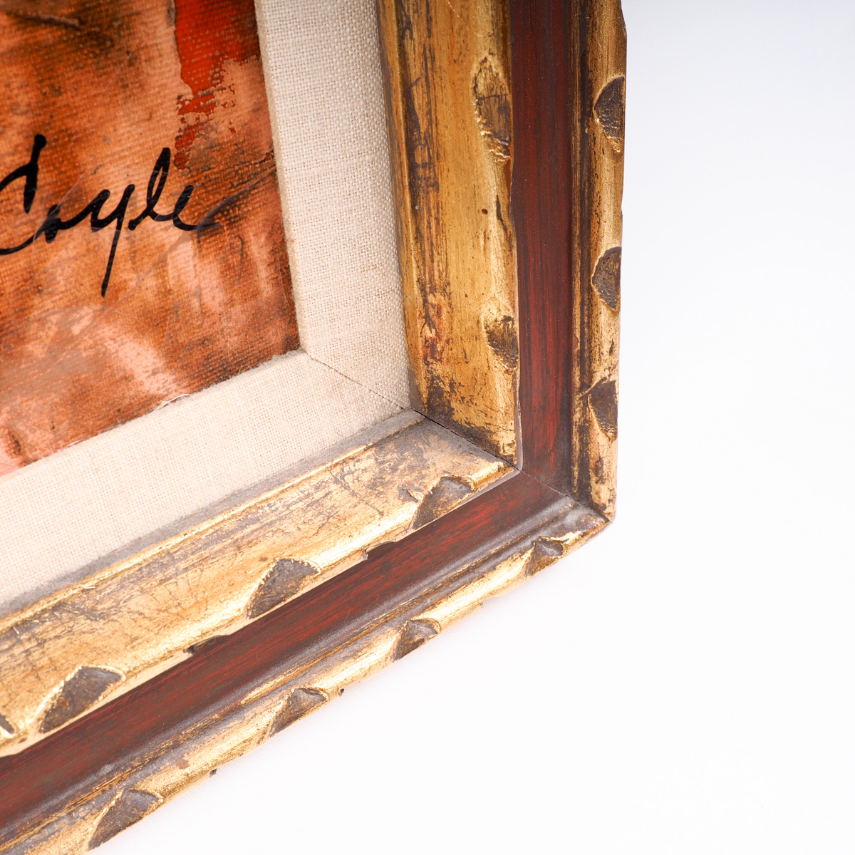 Coyle Oil Painting of Mother and Children By