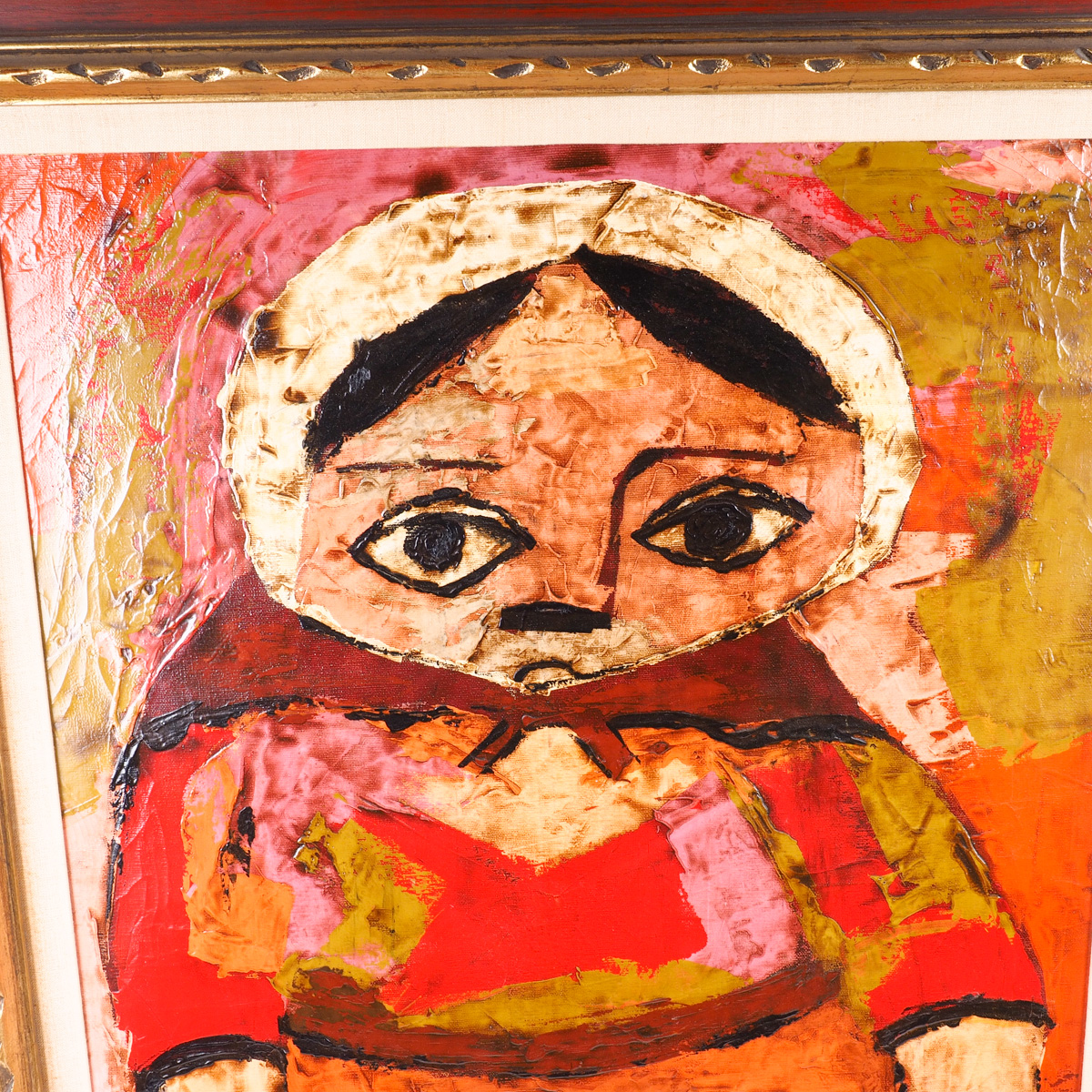 Coyle Oil Painting of Mother and Children By