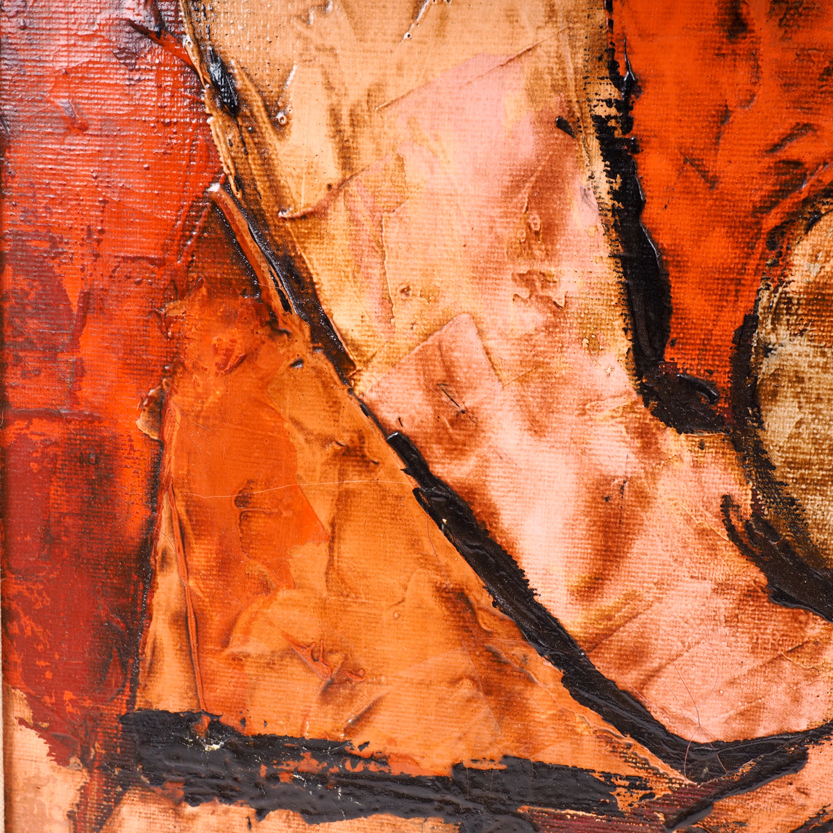 Coyle Oil Painting of Mother and Children By