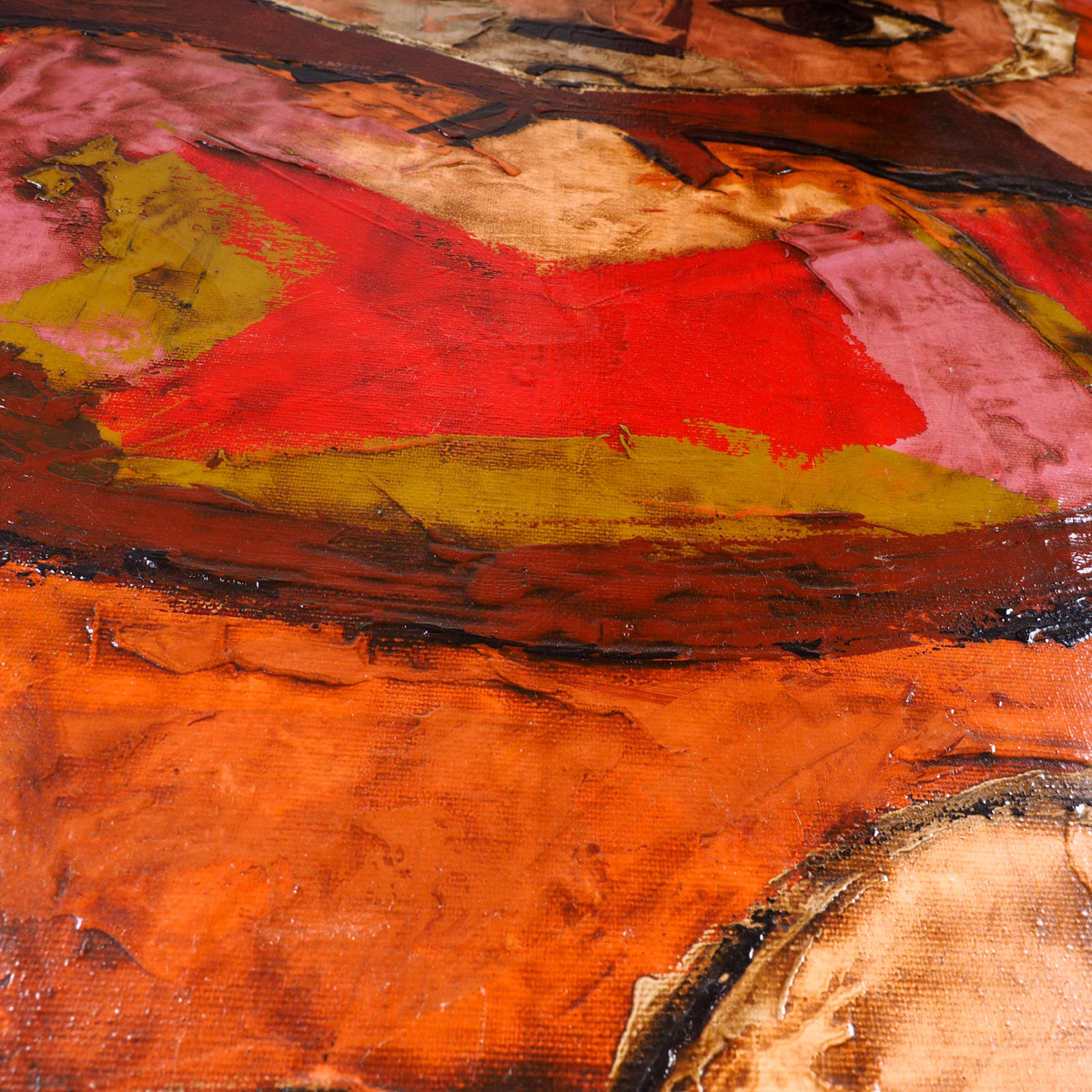 Coyle Oil Painting of Mother and Children By