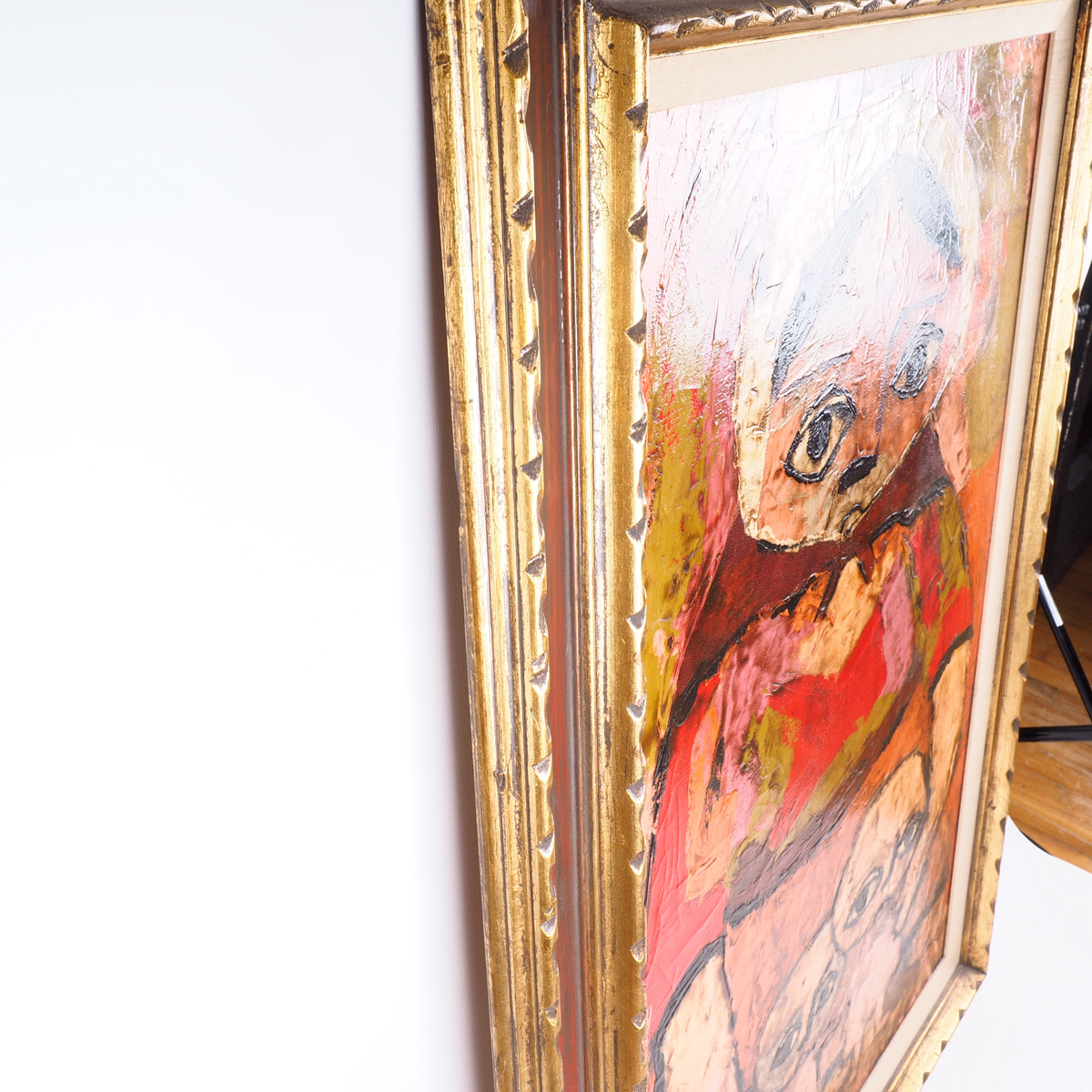 Coyle Oil Painting of Mother and Children By