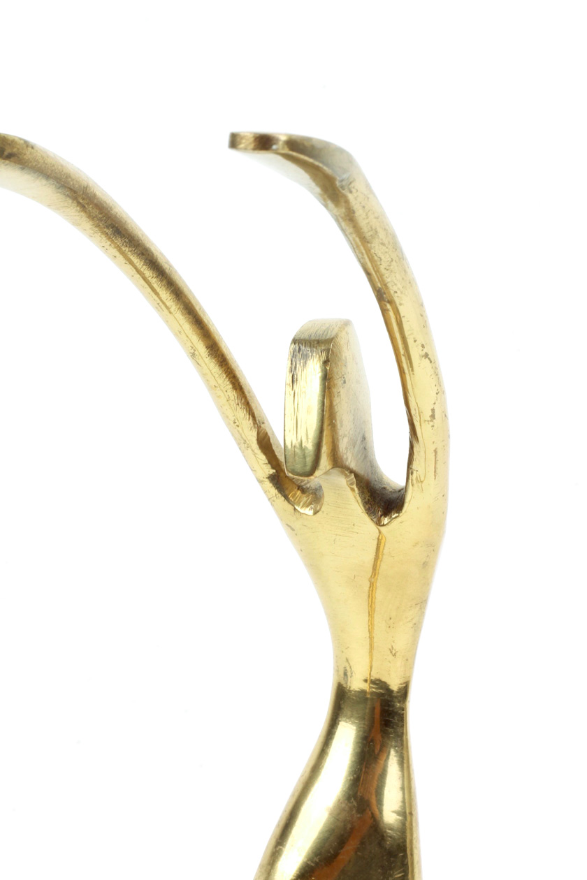 Brass Woman Dancing Figure