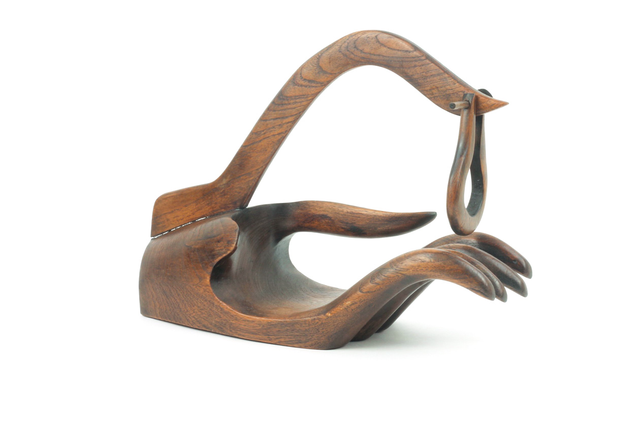 Wooden Hand Sculpture