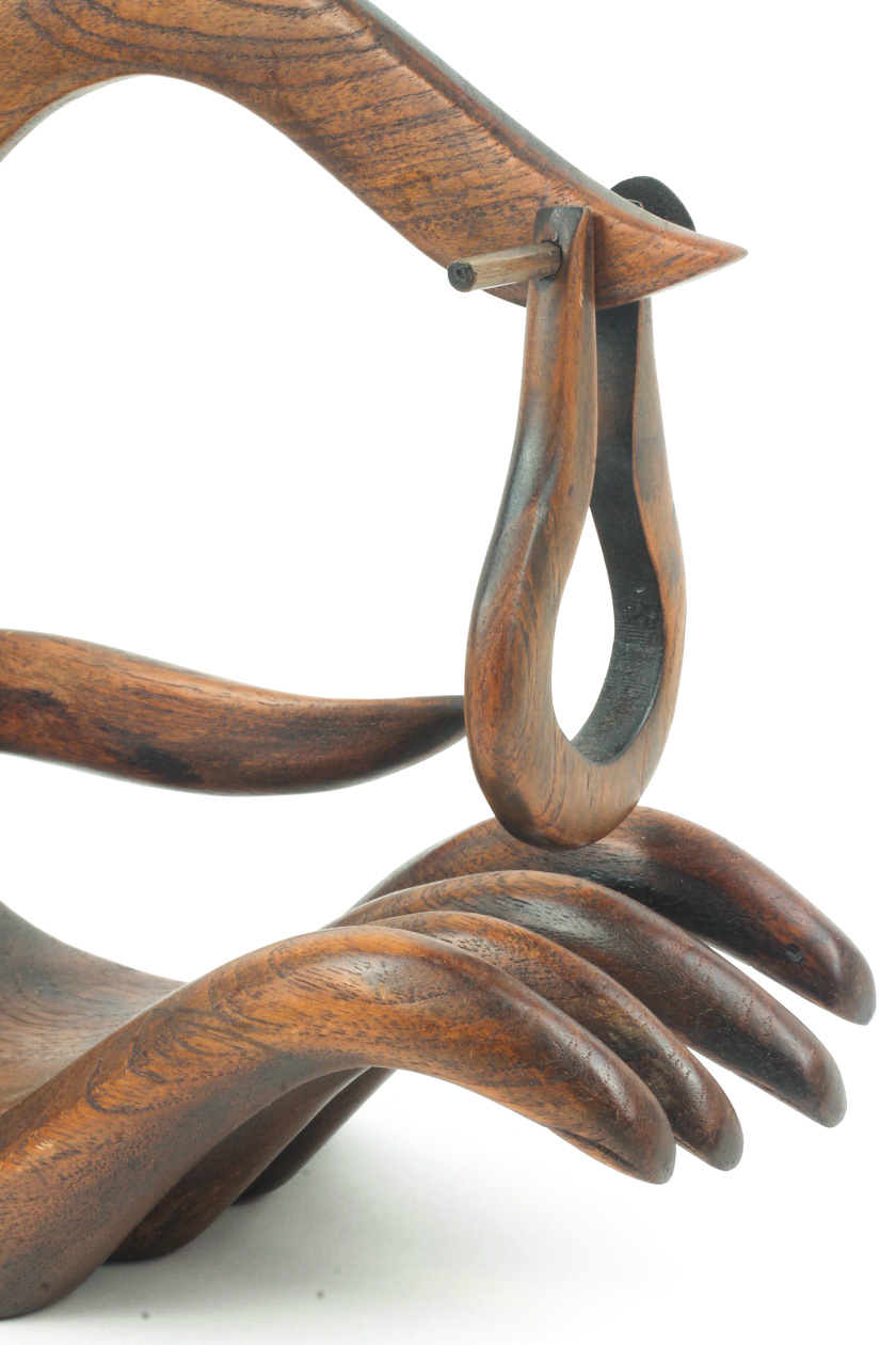 Wooden Hand Sculpture