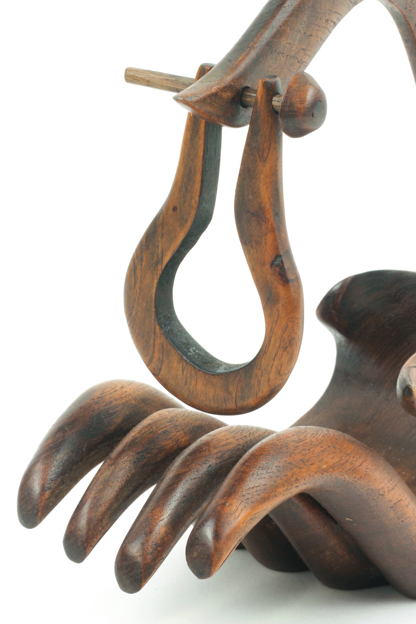 Wooden Hand Sculpture