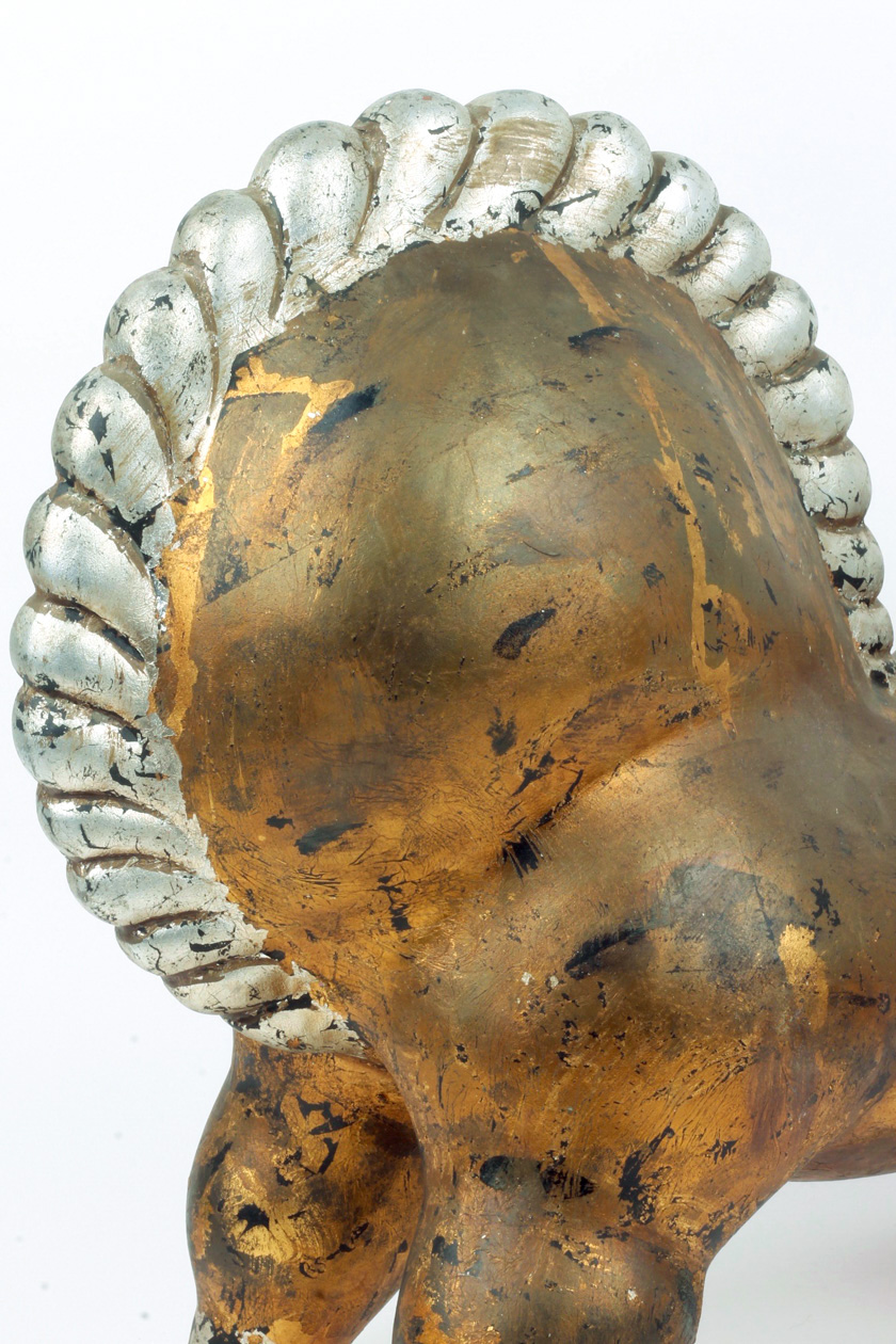 Vintage Ceramic Abstract Horse Sculpture