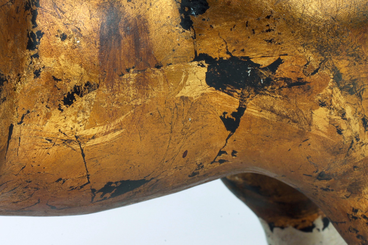 Vintage Ceramic Abstract Horse Sculpture