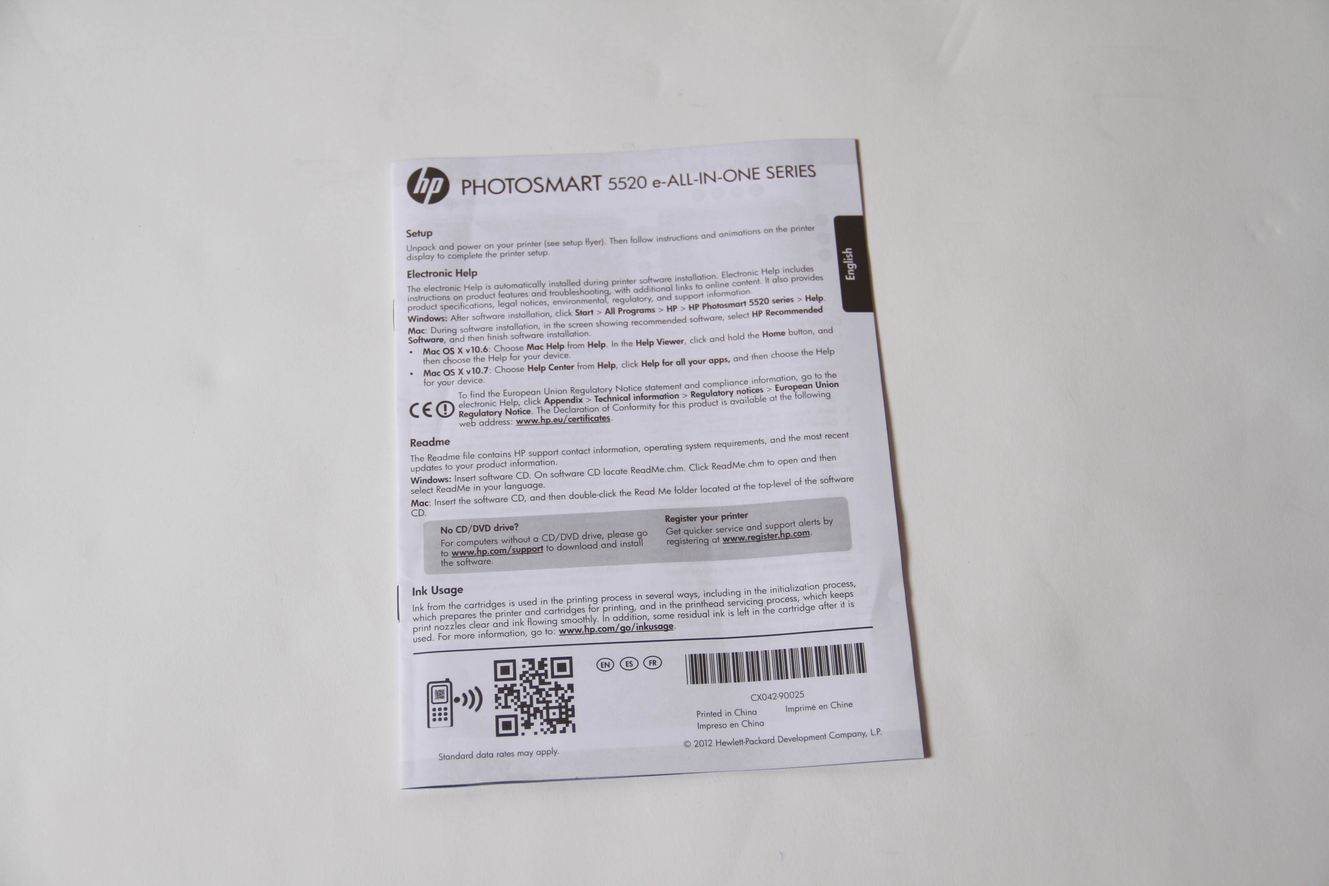 HP Photosmart 5520 E-All-In-One Printer