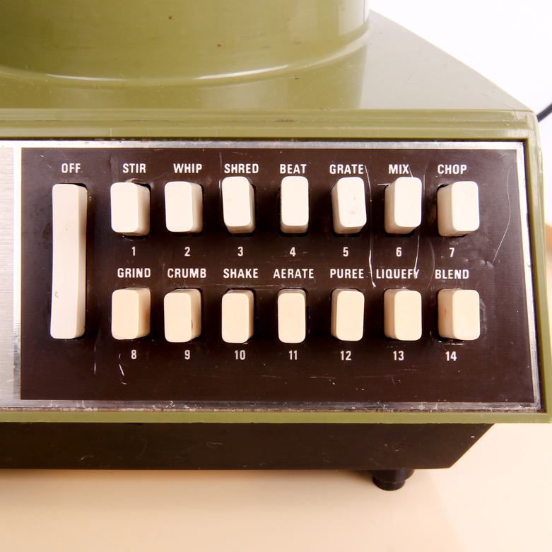 Vintage Waring Blender and Massimo Vignelli- Heller Tray